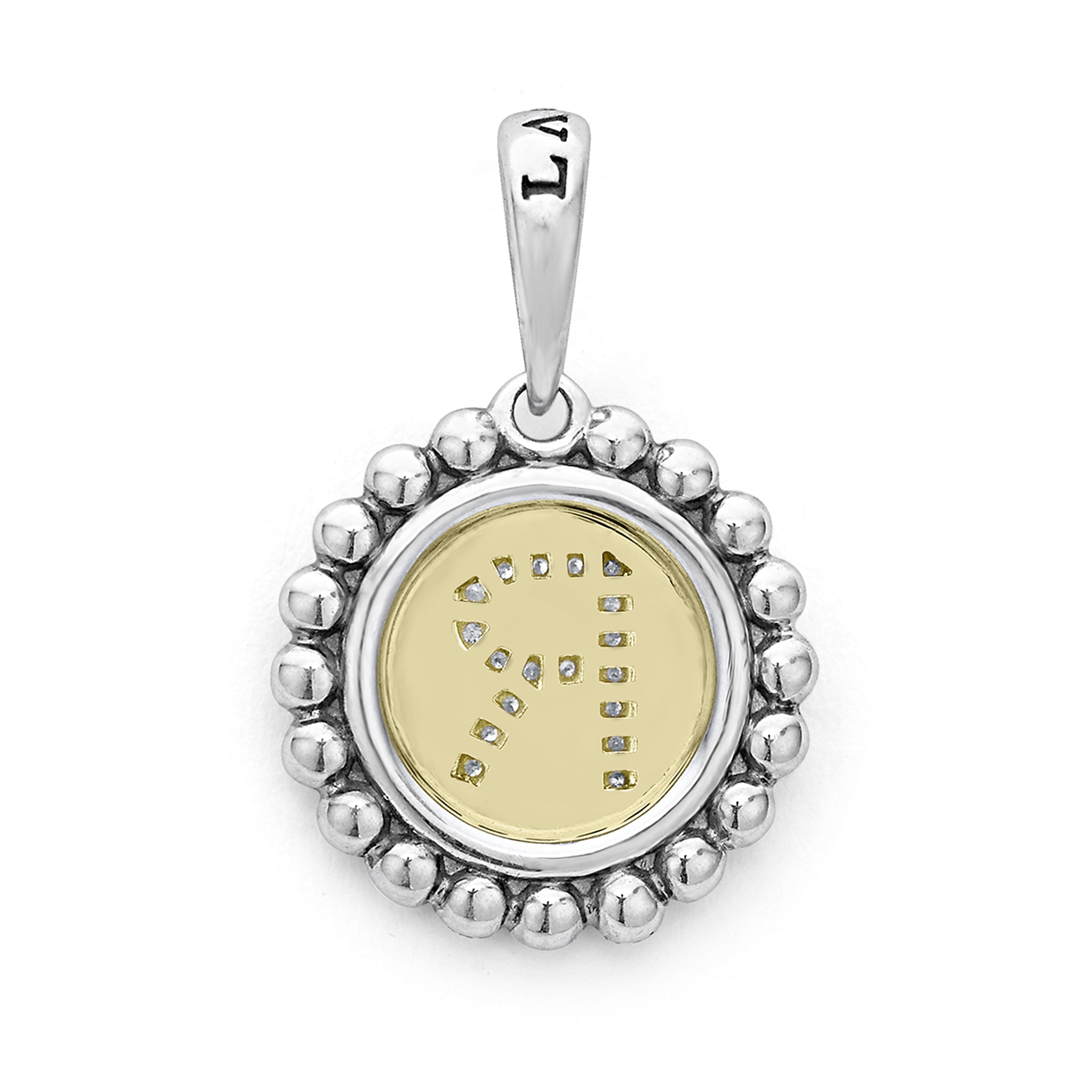 Signature Caviar Diamond R Initial Charm