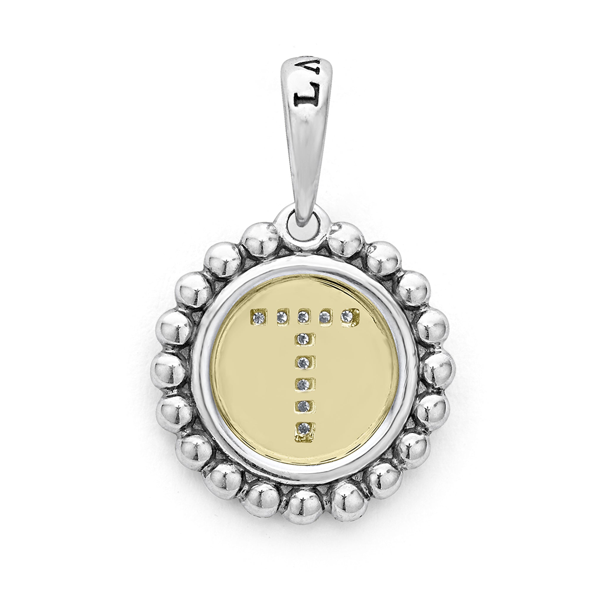 Signature Caviar Diamond T Initial Charm