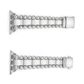 Smart Caviar White Ceramic and Stainless Steel Watch Bracelet-38-45mm