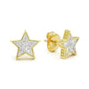 Channels of 18K gold framed by bright Caviar beading on these versatile earrings. Finished with comfortable omega and post backs.