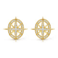 North Star 18K Gold North Star Diamond Earrings