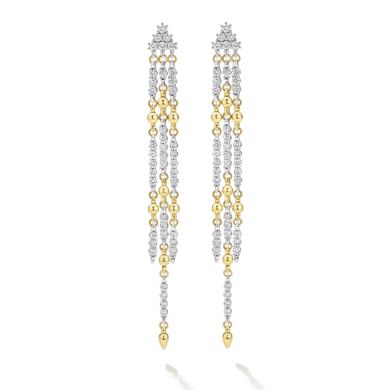 Studio 18K Two-Tone Diamond Earrings