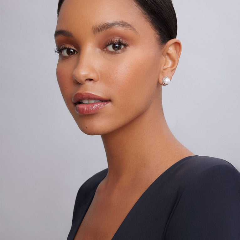 Pearl Stud Earrings Luna LAGOS Jewelry