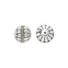 A LAGOS exclusive. Highly polished fluted sterling silver earring backs. Wear this back with any LAGOS stud earring front.