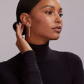 Signature Caviar Tassel Drop Earring Backs