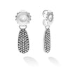 A LAGOS exclusive. Sterling silver and Caviar beading form these drop earring backs.