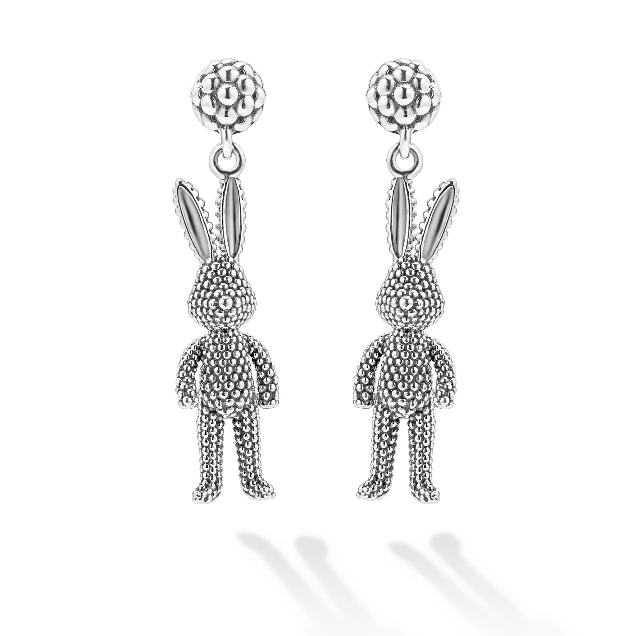 Rare Wonders Petite Silver Karat Drop Earrings