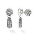 A LAGOS exclusive. Caviar beading form these drop earrings. Backings are removable to mix-and-match your favorite LAGOS earrings.
