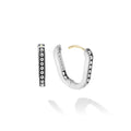 Signature Caviar Sterling Silver Caviar Beaded Huggie Earring