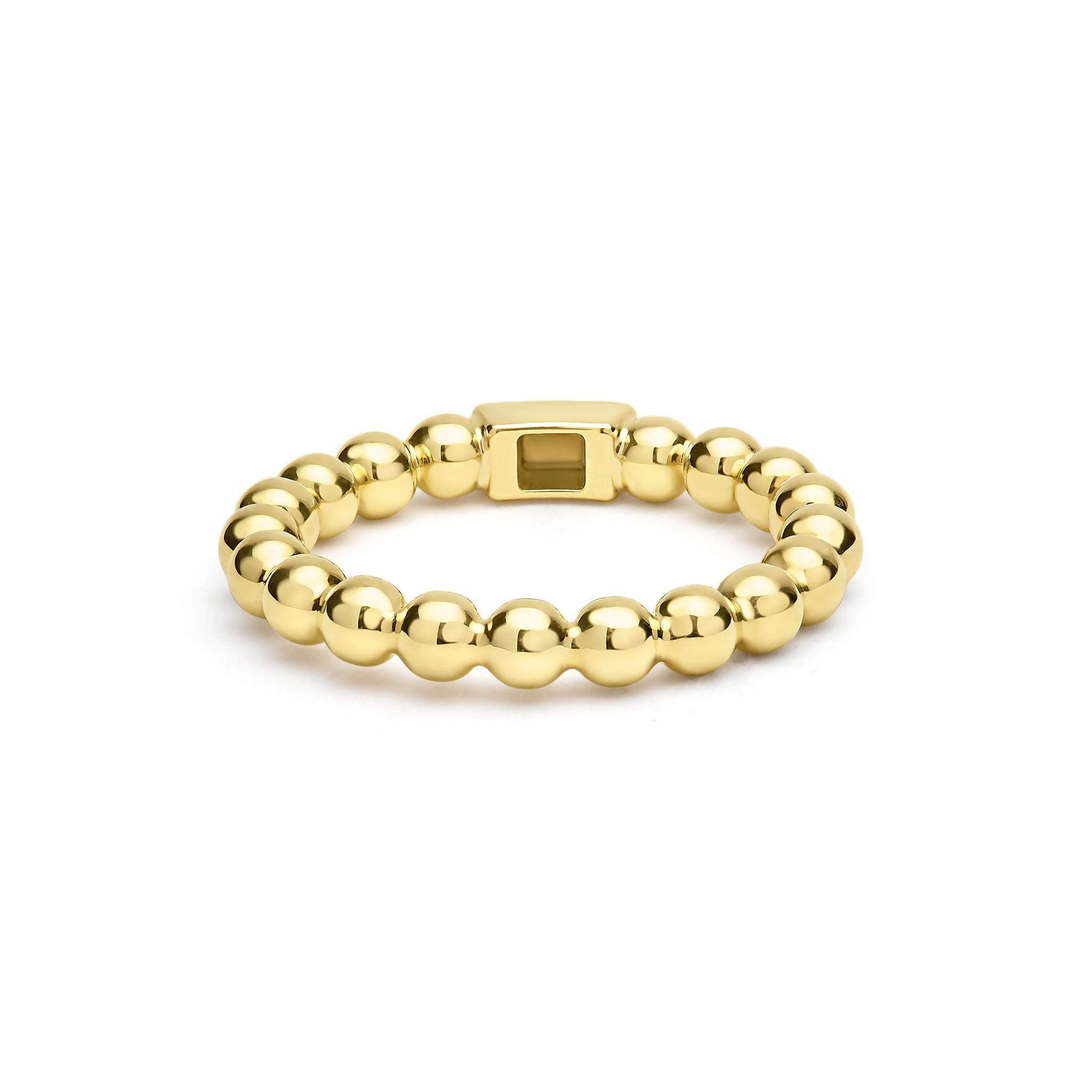 Caviar Gold 18K Gold Caviar Beaded Stacking Ring