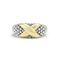 Embrace Two-Tone X Caviar Ring