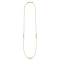 Luna 18K gold and Pearl Beaded Necklace