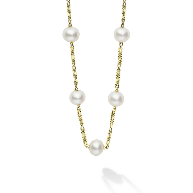 Studio 18K Gold Superfine Pearl Necklace