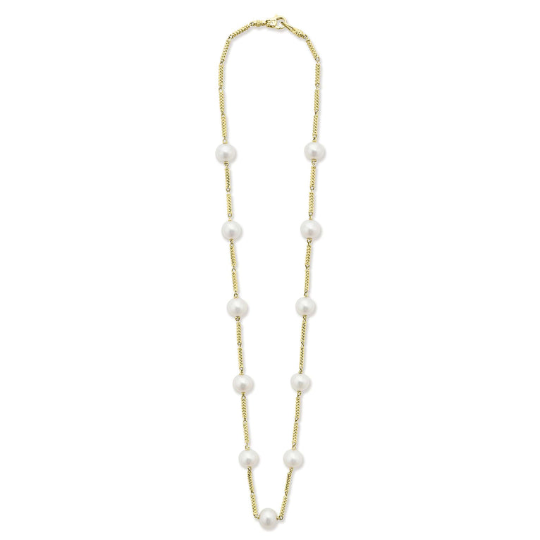 Studio 18K Gold Superfine Pearl Necklace
