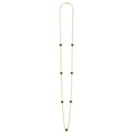 Covet Three Station Round Mother of Pearl Necklace