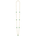 Covet 18K Gold 6-Station Turquoise Necklace