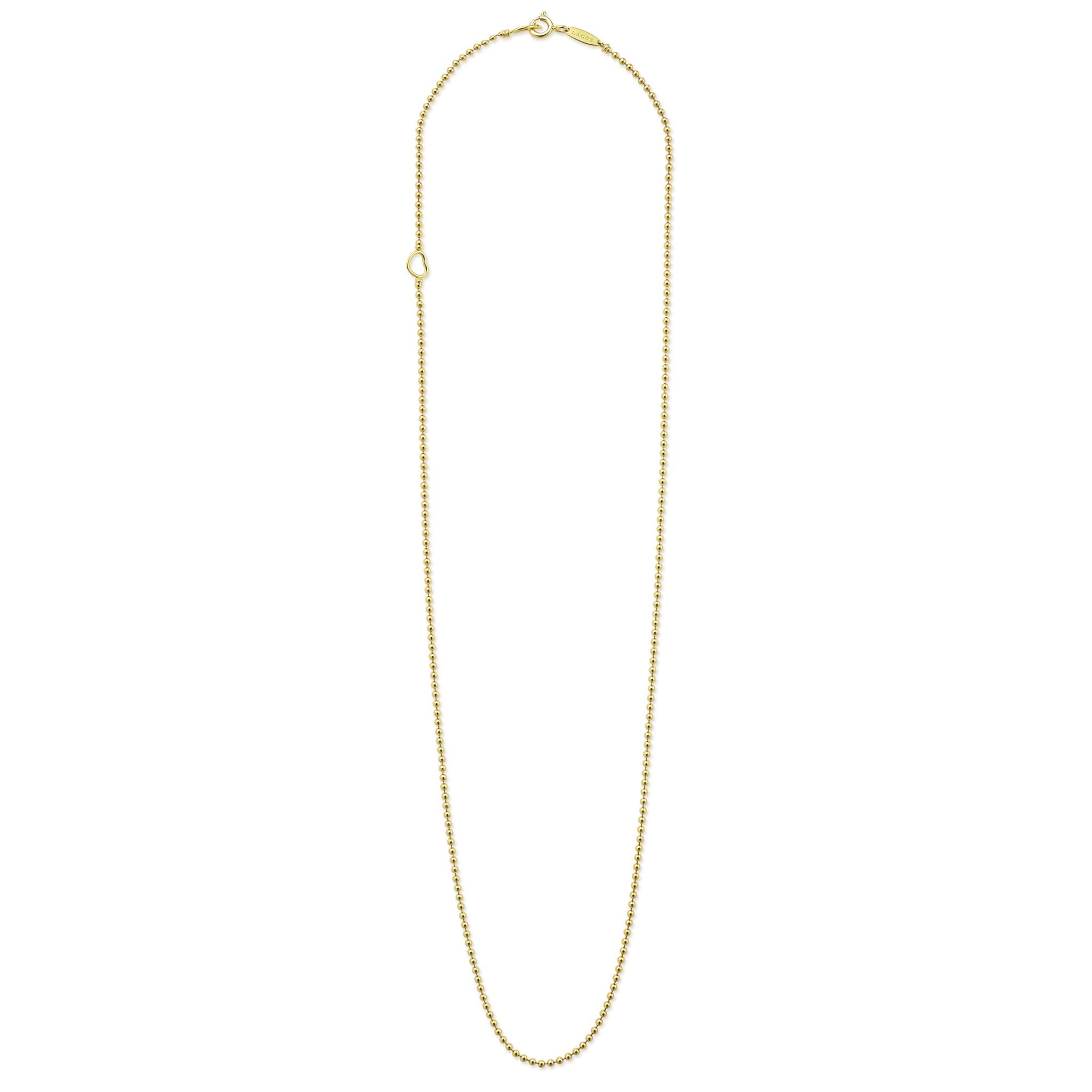 Caviar Gold Petite 18K Gold Beaded Necklace