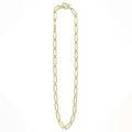 Signature Caviar 18K Gold Petite Link Necklace