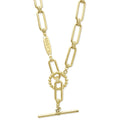Signature Caviar 18K Gold Petite Link Necklace
