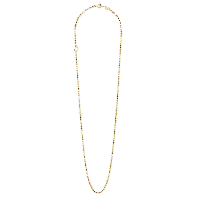 Caviar Gold 18K Gold Beaded Necklace