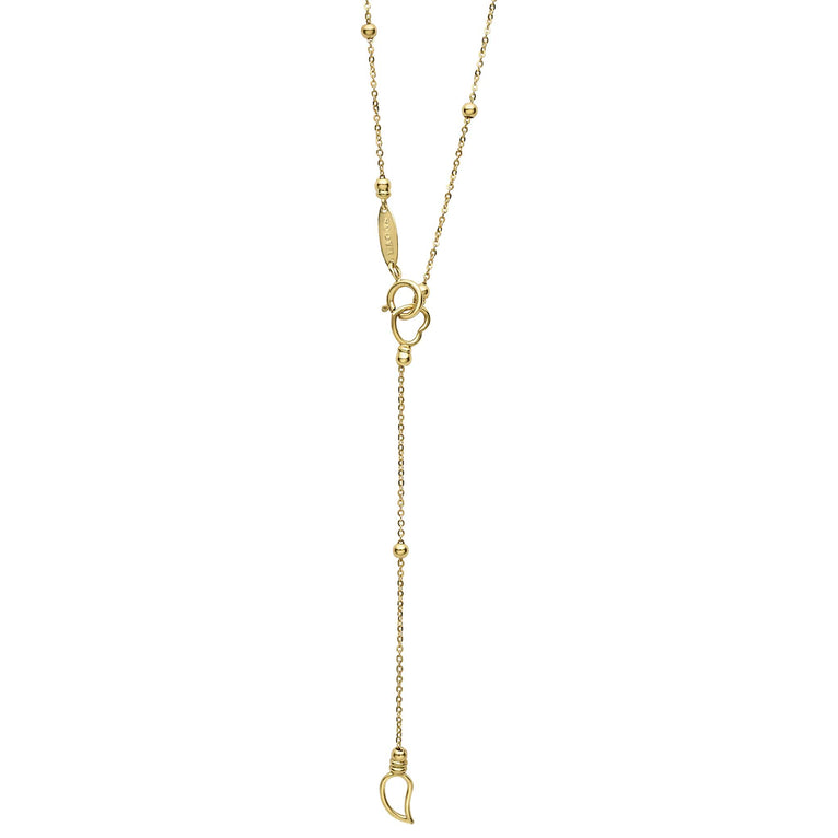 18 karat gold lobster clasp on necklace