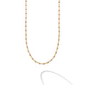 Ruby gemstones and Caviar beaded 18k gold stations for this timeless necklace.