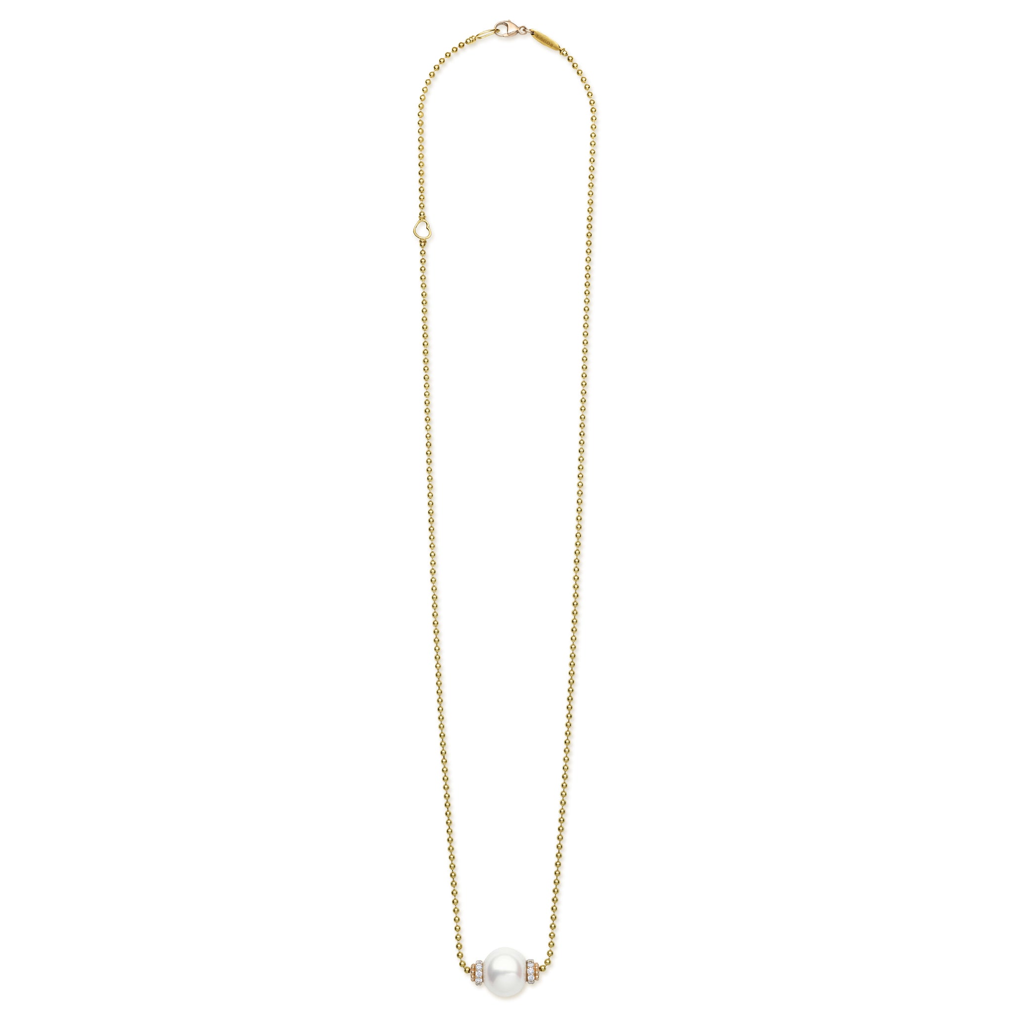 Luna 18K Gold Pearl Chain Necklace