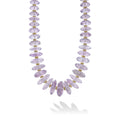 Caviar Gold 18K Gold Pink Amethyst Necklace