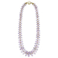 Caviar Gold 18K Gold Pink Amethyst Necklace