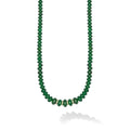 Caviar Gold 18K Gold Tsavorite Garnet and Diamond Necklace
