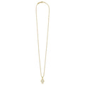 Caviar Gold Small 18K Gold and Diamond Cross Pendant Necklace