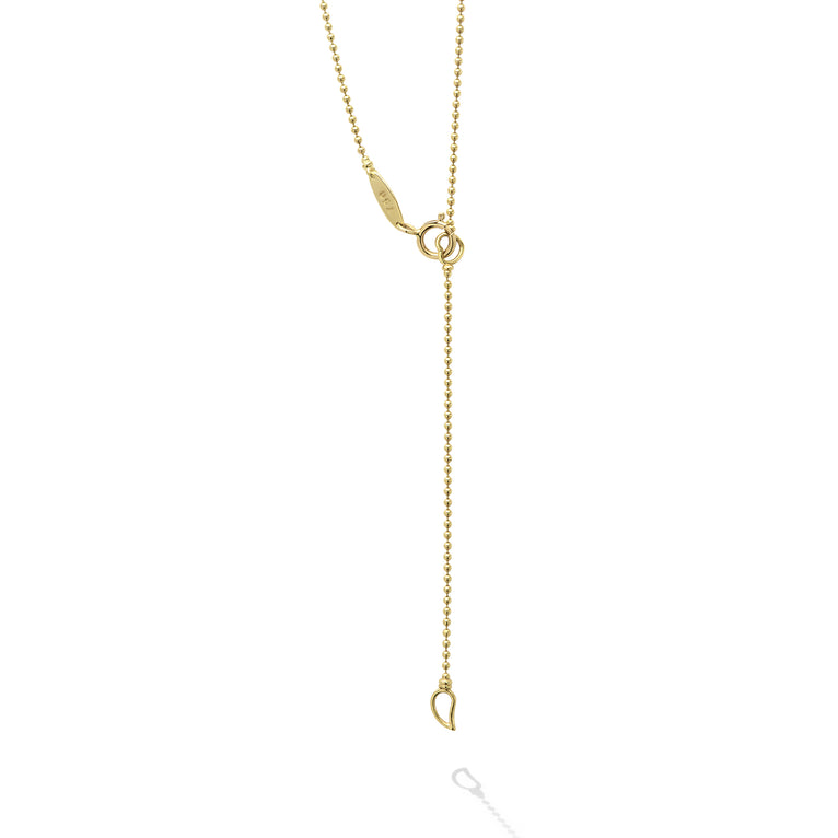 Clasp on the 18K Gold Petite Diamond Star Pendant Necklace