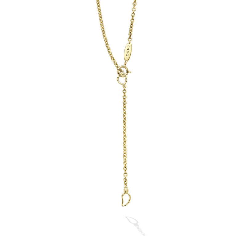 Clasp on the 18K Gold Mini Diamond Star Pendant Necklace