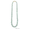 Featuring large checkerboard-cut green quartz, accented with smaller tsavorite garnet gemstones, this piece captures the perfect blend of color and refiend design. The rich green hues contrast beautifully against the warmth of the 18K gold, showcasin