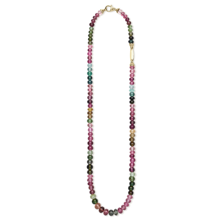 Studio 18K Multi Color Tourmaline Necklace