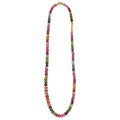 Caviar Gold 18K Mixed Tourmaline Beaded Necklace