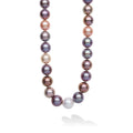 18K Caviar Gold Multi-Color Pearl Necklace