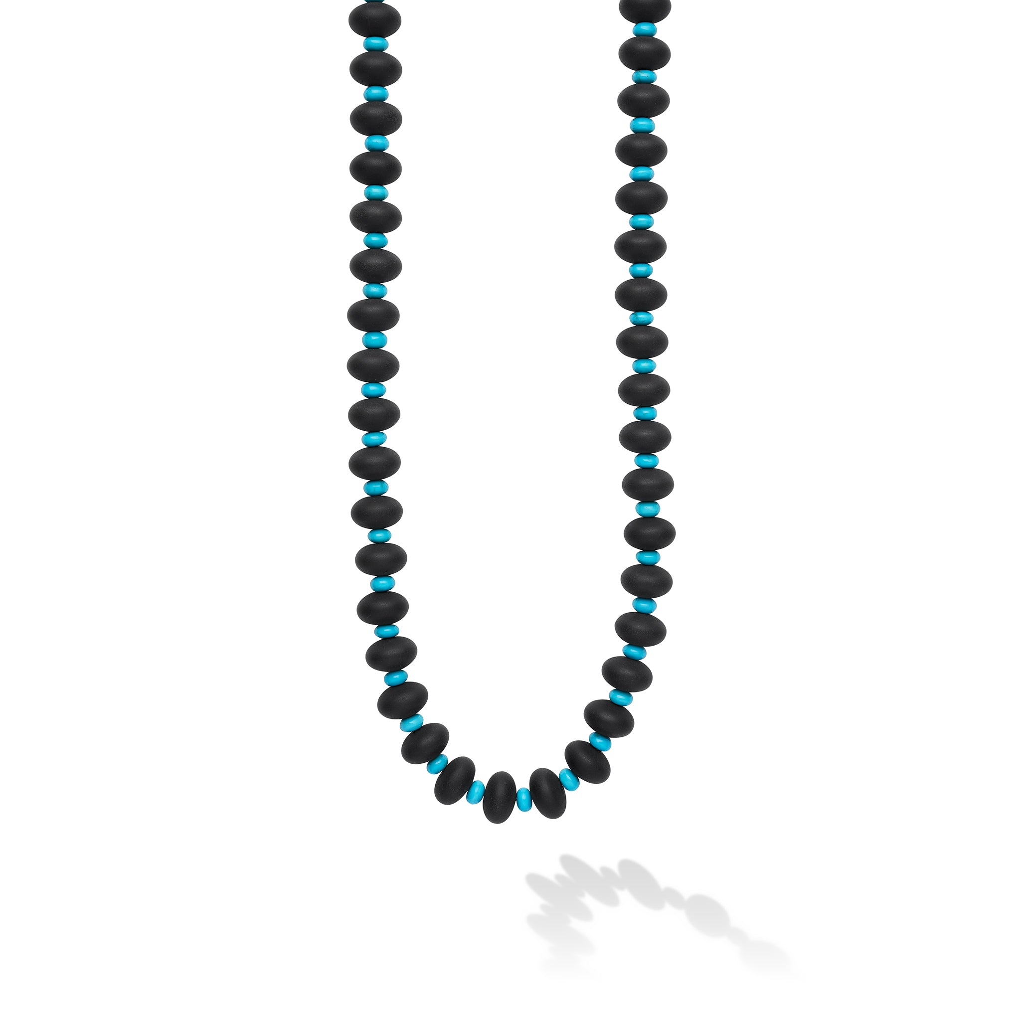 Studio 18K Onyx and Turquoise Necklace
