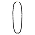 Caviar Gold 18K Matte Black Onyx Necklace