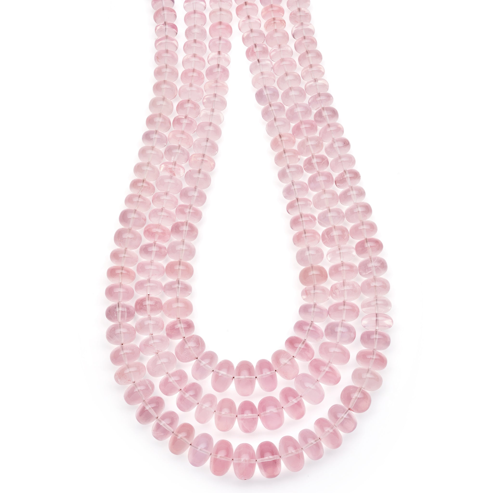 Studio 18K Rose Quartz Necklace