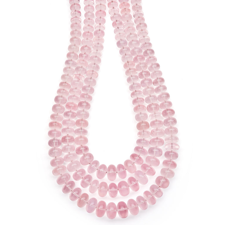 Studio 18K Rose Quartz Necklace