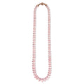 Caviar Gold 18K Caviar Gold Rose Quartz Necklace