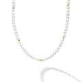 Created for children. A freshwater cultured pearl necklace with 18K gold Caviar beaded accents. From the LAGOS Kinder collection, this necklace is the ideal heirloom for a birth, first birthday or christening.