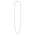 Caviar Icon Two-Tone Caviar Chain Necklace