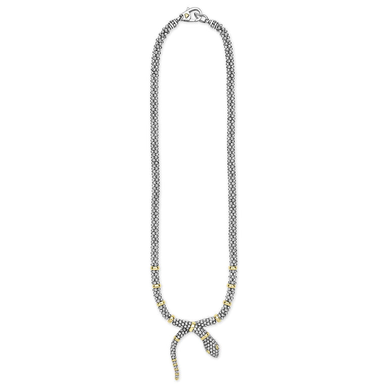 Rare Wonders Two-Tone Snake Necklace