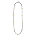 Signature Caviar 18K Gold Station Necklace