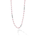 Caviar Icon Pink Ceramic Beaded Necklace