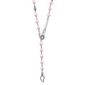 Caviar Icon Pink Ceramic Beaded Necklace