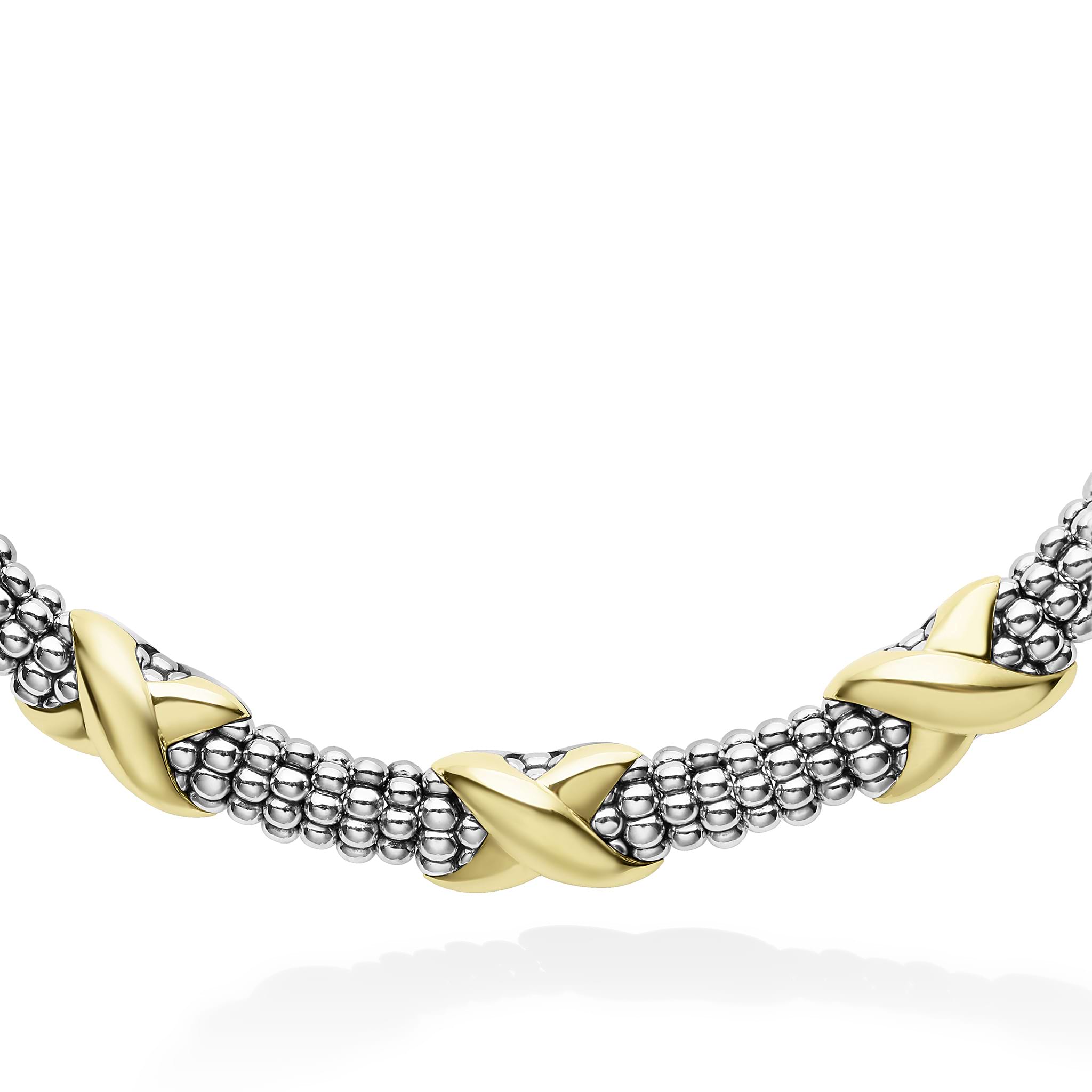 Five Station X Caviar Necklace | LAGOS Jewelry