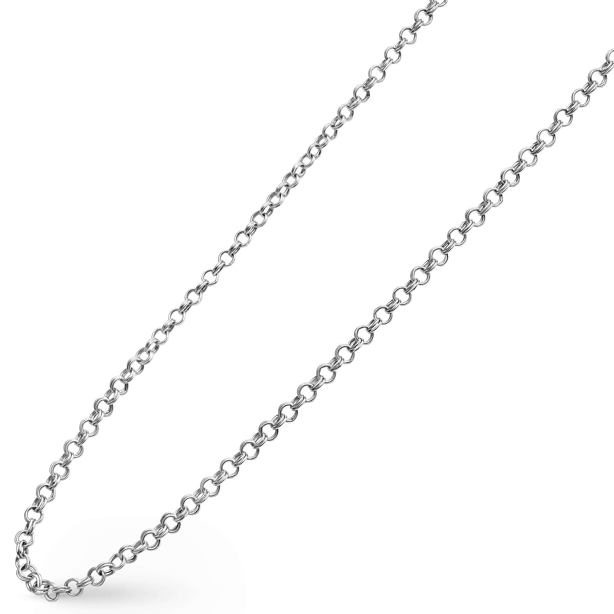 LAGOS silver High Jinks link chain necklace, 3.5 mm double cable design with signature lobster clasp